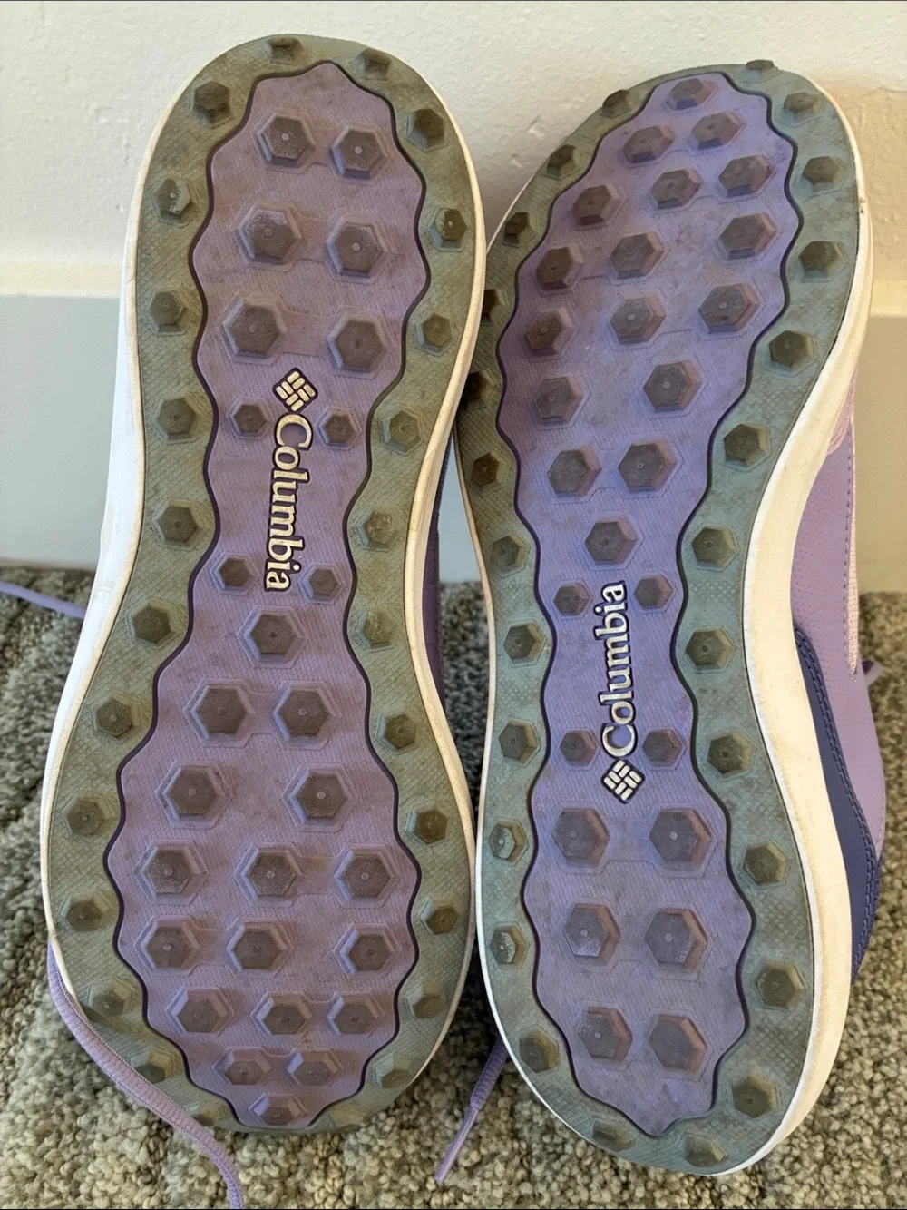 Columbia Women's Lavender and Light Purple Athletic Shoes